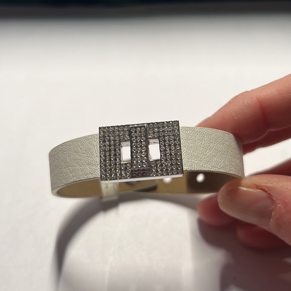 NWOT Swarovski Leather & Crystal Bracelet - Picture 6 of 7